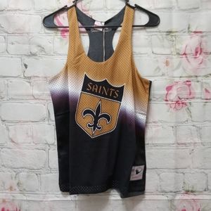 Mitchell & Ness New Orleans reversible tank top Size Small